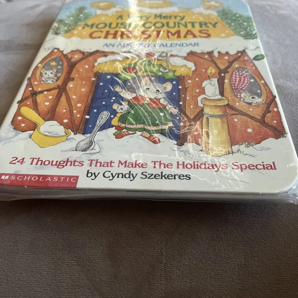 A Very Merry Mouse Country Christmas:‎ An Advent Calendar 24 Thoughts 1998 NOS